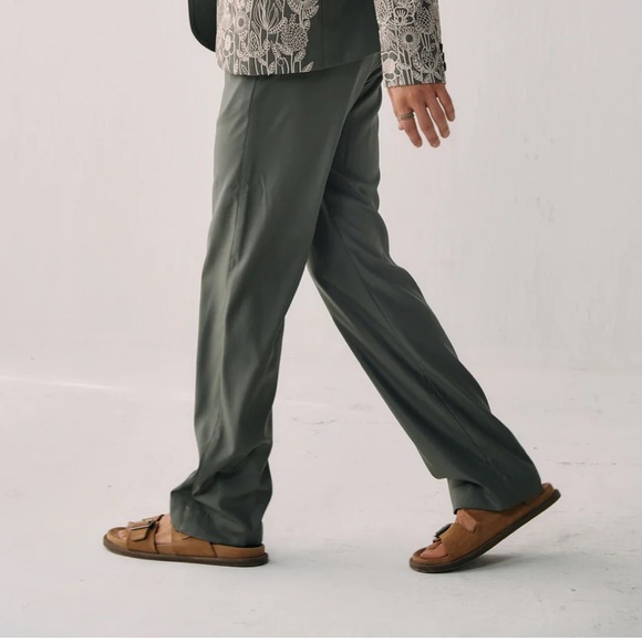 Men's Perte d'ego FORMAL PANTS- SAGE GREEN - Picture 1 of 7